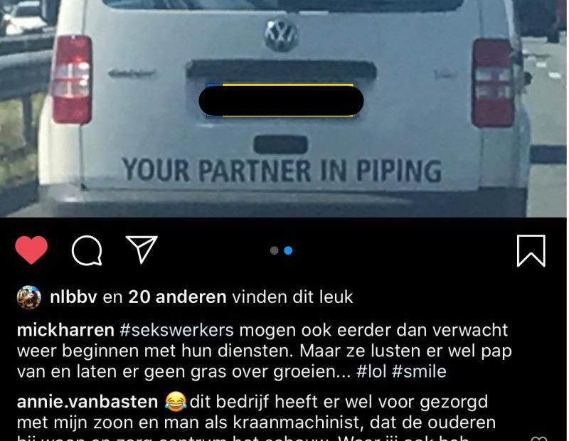 Humor op Instagram